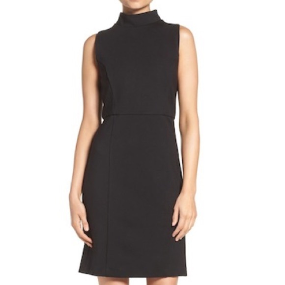 French Connection Dresses & Skirts - French Connection Lula Ponte Shift Black Dress